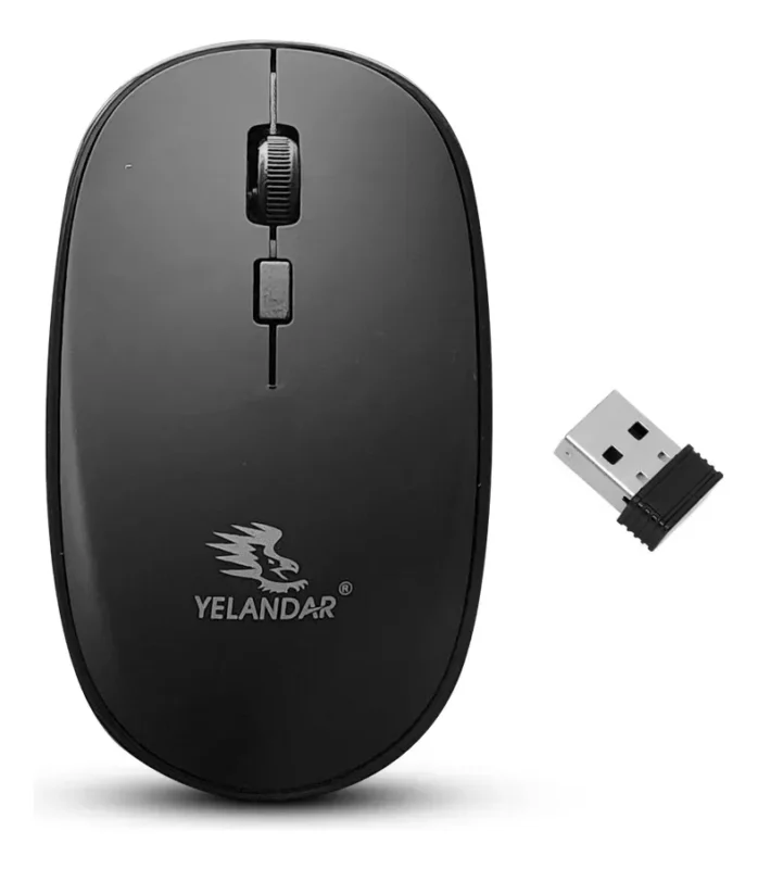 Mouse Inalámbrico Con Adaptador