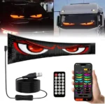 Ojos LED Para Auto SMART 60CM (con Aplicación)