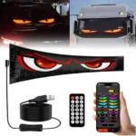 Ojos LED Para Auto SMART 60CM (con Aplicación)