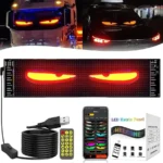 Ojos LED Para Auto SMART 60CM (con Aplicación)