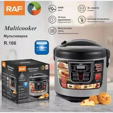 Olla RAF 12 En 1 Multicocción 900W (6 Litros)
