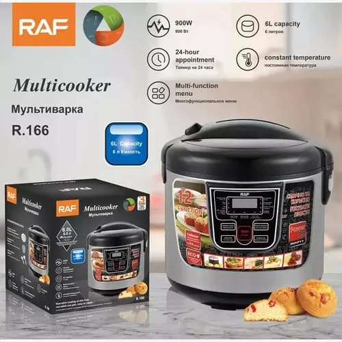 Olla RAF 12 En 1 Multicocción 900W (6 Litros)
