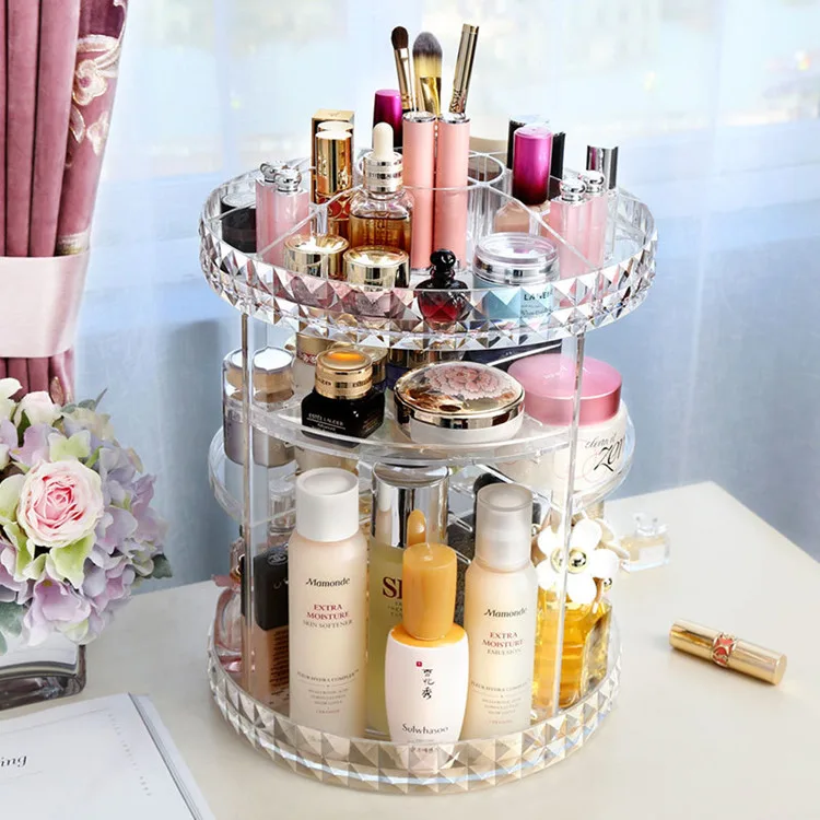 Organizador Acrilico Giratorio Cosmeticos