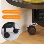 Organizador De Cocina 5 Niveles Con Ruedas (30cm Radio X 95CM Alto)