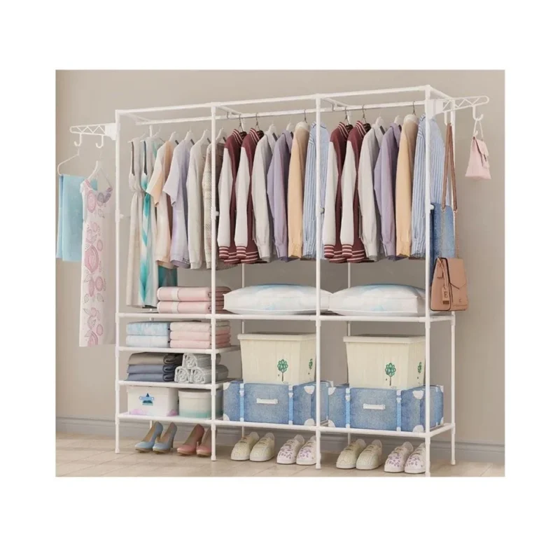 Organizador De Ropa 3 Cuerpos Multifuncional (165 X 35 X 175cm)
