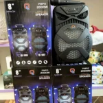 Parlante Bluetooth 8 (incluye Micrófono, Puerto USB, Micro SD, Radio)