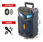 Parlante Bluetooth 8 (incluye Micrófono, Puerto USB, Micro SD, Radio)