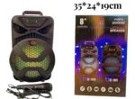 Parlante Bluetooth 8 (incluye Micrófono, Puerto USB, Micro SD, Radio)