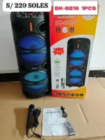Parlante Doble Bluetooth Super Bass