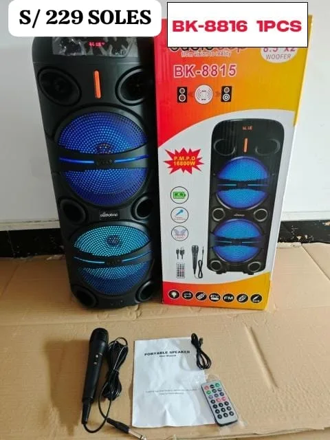 Parlante Doble Bluetooth Super Bass