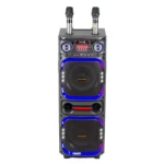 Parlante Electric Kimiso ALTA GAMA 2 Micrófonos + 4 Bass (enchufable De Energía Continua)