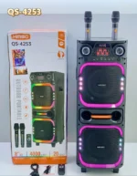 Parlante Electric Kimiso ALTA GAMA 2 Micrófonos + 4 Bass (enchufable De Energía Continua)