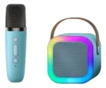 Parlante Karaoke Con Micrófono Inalámbrico Bluetooth
