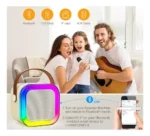 Parlante Karaoke Con Micrófono Inalámbrico Bluetooth