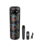 Parlante Triple Bluetooth Super BASS Incluye Control & Micrófono Inalámbrico