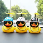 Patito Motero Lentes Y Casco