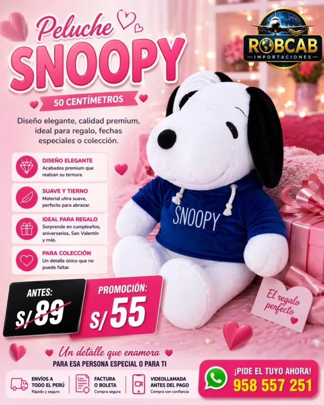 Peluche Snoopy 50CM