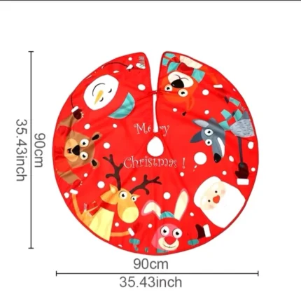 Piso De Árbol Navideño 90CM