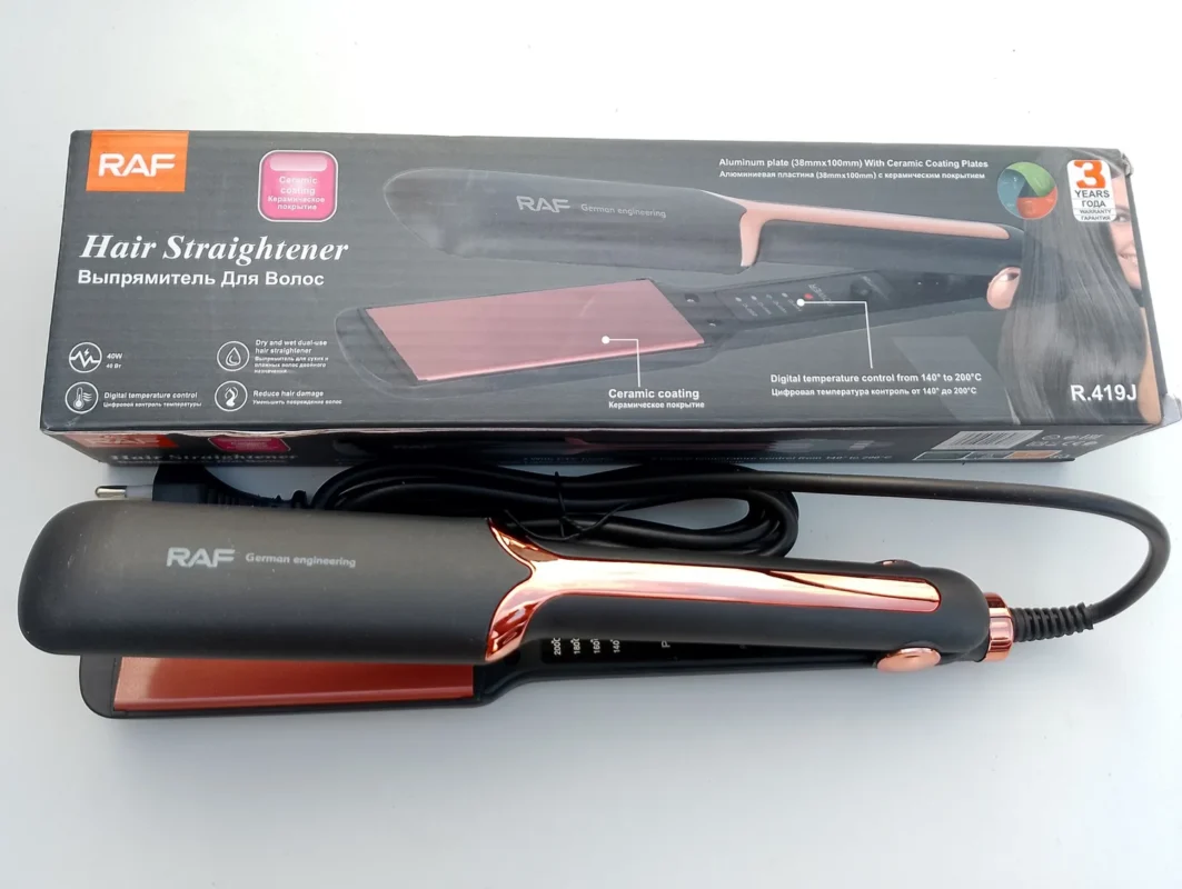 Plancha Ceramica De Cabello RAF