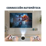 Proyector Gamer Full HD SMART 4K, Android & Play Store (incluye 2 Mandos)
