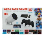 Proyector Gamer PRO 4K SMART + Game Stick + 2 Mandos