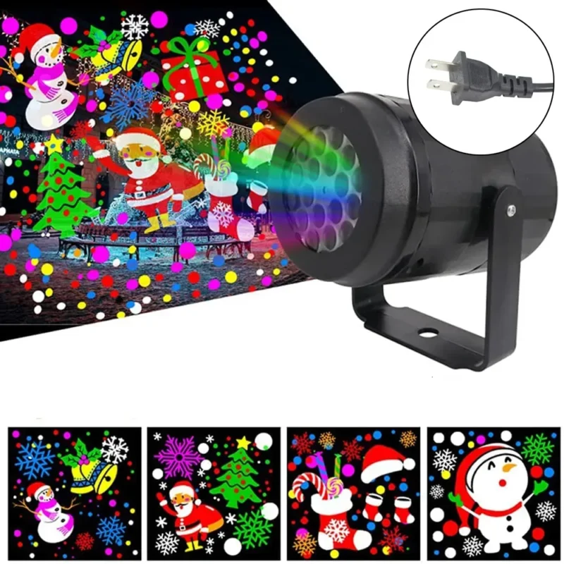 Proyector Navideño Con Luces