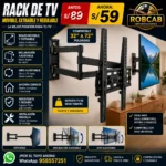Rack De Televisor Retráctil De 32 A 70