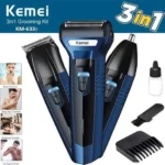 Rasuradora Kemei 3 En 1 Recargable (cabello, Barba & Nariz)