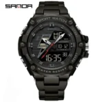 Reloj Sanda Original En Caja (sumergible 50 Metros)