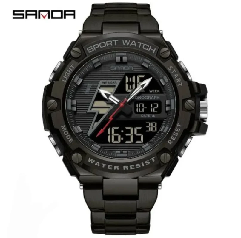 Reloj Sanda Original En Caja (sumergible 50 Metros)