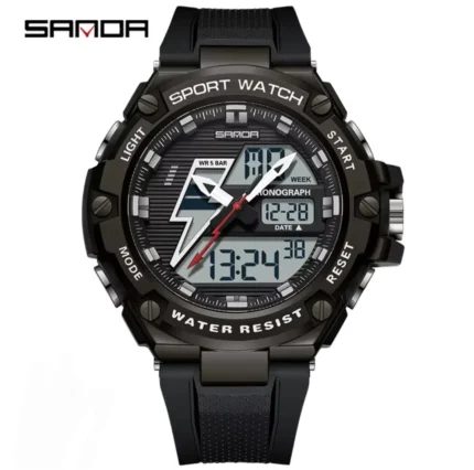 Reloj Sanda Original En Caja (sumergible 50 Metros)