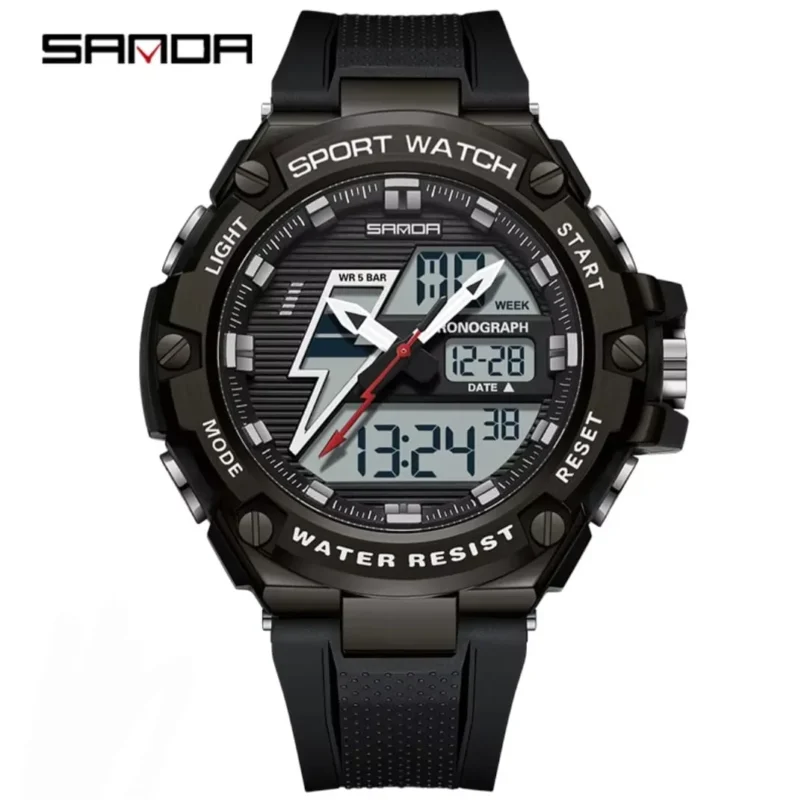 Reloj Sanda Original En Caja (sumergible 50 Metros)