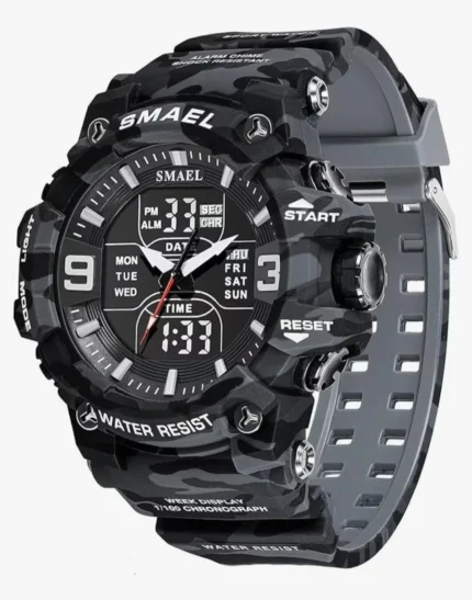 Reloj Smael Original En Caja (sumergible 50 Metros)