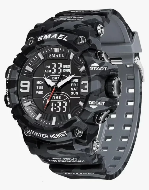 Reloj Smael Original En Caja (sumergible 50 Metros)