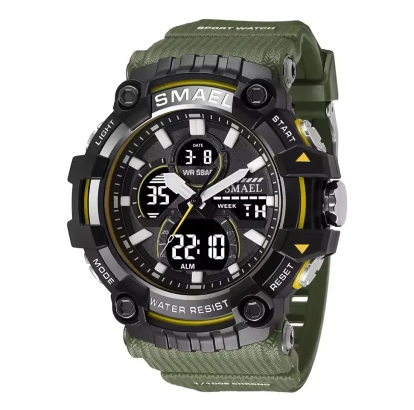 Reloj Smael Original En Caja (sumergible 50 Metros)
