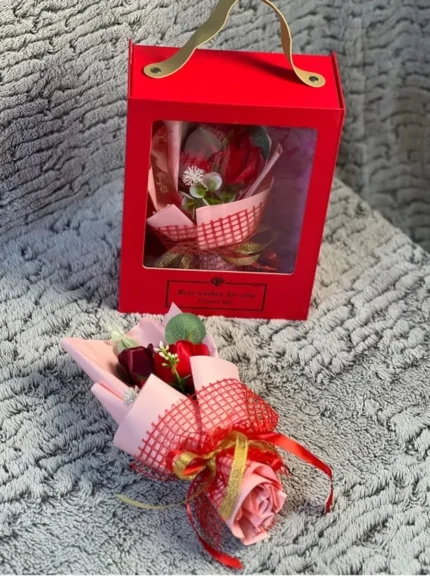 Rosas Pétalos De Jabón En Caja (26x19cm)