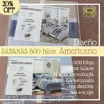 Sabana Americano 3 Plazas