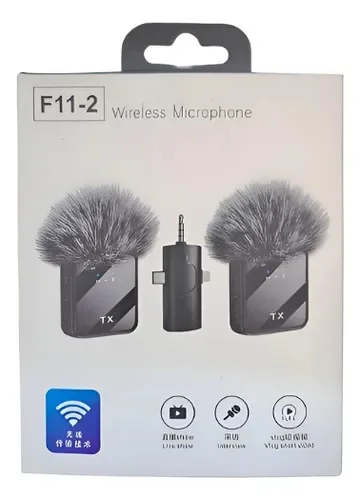 Set (02) Micrófonos F11-2 (ios & Android)