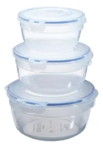 Set (03) Taper De Vidrio Circulares (400, 650, 1000 ML)