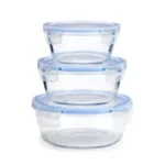 Set (03) Taper De Vidrio Circulares (400, 650, 1000 ML)