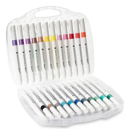 Set 24 Plumones Acrilicos Doble Punta