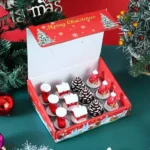 Set De 12 Velas Navideñas 3D