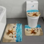 Set De 3 Alfombras Antideslizantes Para Baño