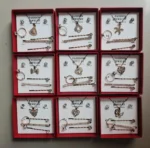 Set De Collar + Anillo + Aretes + 3 Ganchos