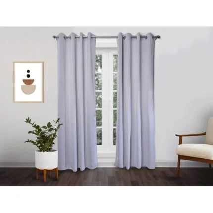 Set De Cortina DOS Cuerpos Con Aros (230cm Alto X 260CM Ancho)