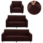 Set De Fundas De Sofa 3 Piezas Spandex