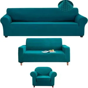 Set De Fundas De Sofa 3 Piezas Spandex