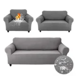 Set De Fundas De Sofa 3 Piezas Spandex