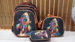 Set De Mochila Oficio Escolar Kawai 3 Piezas