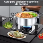 Set De Ollas Premium Con Tetera (12 Piezas)